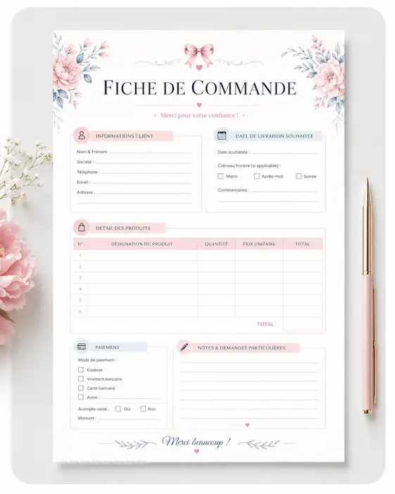 Fiches de Commande