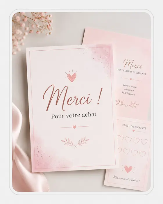 Cartes de Remerciement