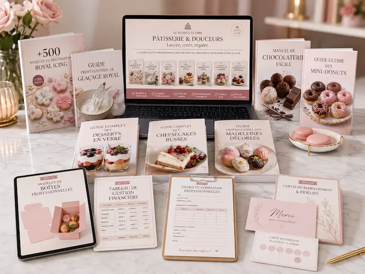 Pack complet + 500 modèles royal icing
